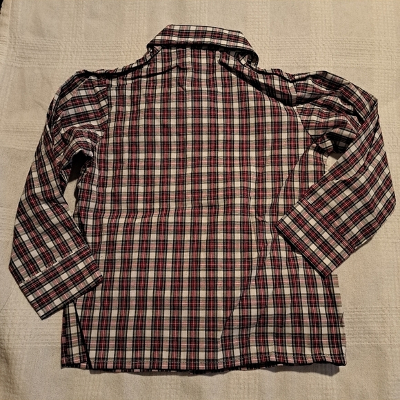 Great Guy boys size 3T sweater vest and plaid button up shirt, NWOT - Picture 5 of 7